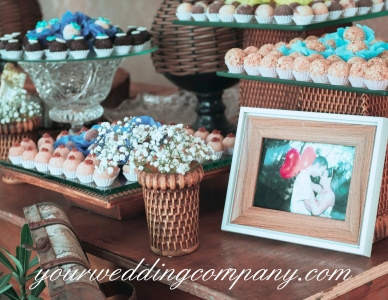 Framed Picture of the Bride and Groom