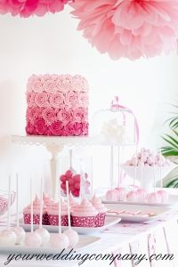 Pink Dessert Buffet