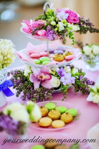 Dessert Platter with Flowers