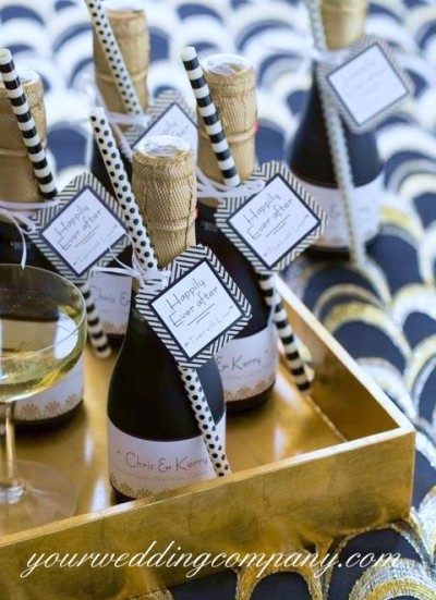 Wine Wedding Favor Idea