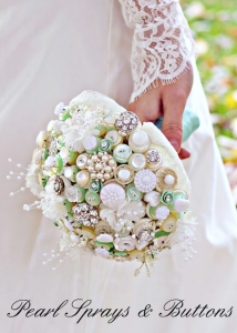 Button Wedding Bouquet