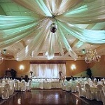 Tulle Ceiling Draping