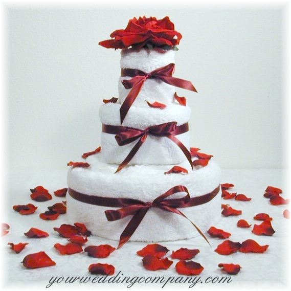 How to Make a Towel Cake