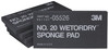 3M Wetordry Sponge Pad 20, 05526, 5 1/2 x 2-3/4 in x 3/8 in, 5 sponges per carton, 10 cartons per case **(Priced Each, Sold only in multiples of 5) by 3M (7000045663)