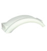Fender, Single Axle, 7.75" Wide X 21" Long With Skirt, 5.25" Tall, White Poly by REDNECK TRAILER SUPPLIES (355300) Fender, Single Axle, 7.75" Wide X 21" Long With Skirt, 5.25" Tall, White Poly by REDNECK TRAILER SUPPLIES (355300)