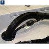 2" Rigging Flange W/ Fuel Hose Port - Black by TH Marine (RFFHP-1-DP)