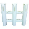 2 In 1 Molded Rod Holder Rod Rack - White - Packaged by TH Marine (RHRM-2W-DP)