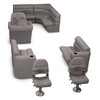 Deluxe Fishing Pontoon Seating Kit Char (Pontoon Furniture) by Taylormade (805581)