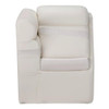 20" Chaise Lounge Left White With Privac (Pontoon Furniture) by Taylormade (6787303)