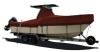 Cc T-Top Dual Engine23'5''-24'4'' X102'' (Hot Shot Covers) by Taylormade (74350OY)