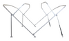Pontoon Frame Sq Tube 56"X96"X103" (Knock Down Biminis) by Taylormade (601326)
