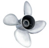 13 1/4 X 15 Stainless Steel Four Blade Left Hand Propeller Torqmstr Vx Includes Adapter Ring by PolaStorm (4386-4133-15VX)