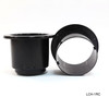 Removable Cup Holder With Mounting Flange - Black Pp - Packaged by TH Marine (LCH-1RC-DP)