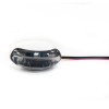 White Led, Wht. Housing - Oval Utility/Courtesy Light, Clear Lens, Linear Beam by TH Marine (LED-71000-DP)