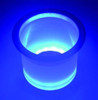 Led Plastic Lighted Cup Holder W/ Stainless Steel Rim - Blue - Pkgd. by TH Marine (LED-LCH-BU-DP)