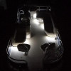 Pontoon Boat Floor Led Kit - White by TH Marine (LEDBW-350-W-DP)