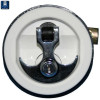 Locking Anchor Lock - White W/ Chrome Handle by TH Marine (ALC-2-DP) Locking Anchor Lock - White W/ Chrome Handle by TH Marine (ALC-2-DP)