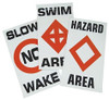 Surmark Label- No Botes De Motor (Sur Moor Buoy Labels) by Taylormade (46161)