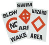 Surmark Label- Area Closed (Sur Moor Buoy Labels) by Taylormade (46170)