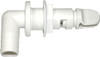 3/4" Barbed 90 Degree Aerator Head With Shut-Off Valve - White by TH Marine (AHV-92-DP) 3/4" Barbed 90 Degree Aerator Head With Shut-Off Valve - White by TH Marine (AHV-92-DP)