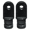 Internal Eye End 7/8 Black Nylon (Pair) (Boat Top Hardware) by Taylormade (11703)