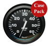 Faria 4" Heavy-Duty Tachometer (6000 RPM) Gas - Black *Bulk Case of 12* - P/N TC9755B