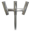 Tigress GS Trident Rod Holder - Straight Butt - Polished Alumunim - P/N 88160-1