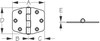 Ss Heavy Duty Hinge 3"X3" by Sea Dog Marine (201801-1)