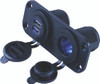 Double Usb Pwr Socket Panel by Sea Dog Marine (426505-1)