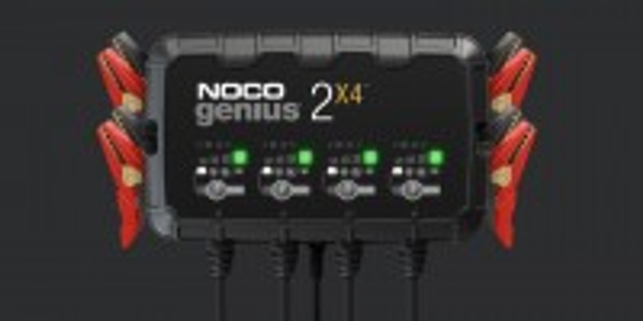 NOCO - GENIUS2X4 - 8A 4-Bank Battery Charger