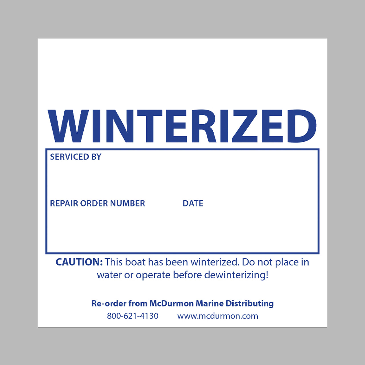 Winterizing Tags (100/Pk) by PRO PROPERTY SUPPLY (WINTERIZED TAGS) - ProPride Marine winterizing-tags-100-pk-by-pro-property-supply-winterized-tags-propride-marine