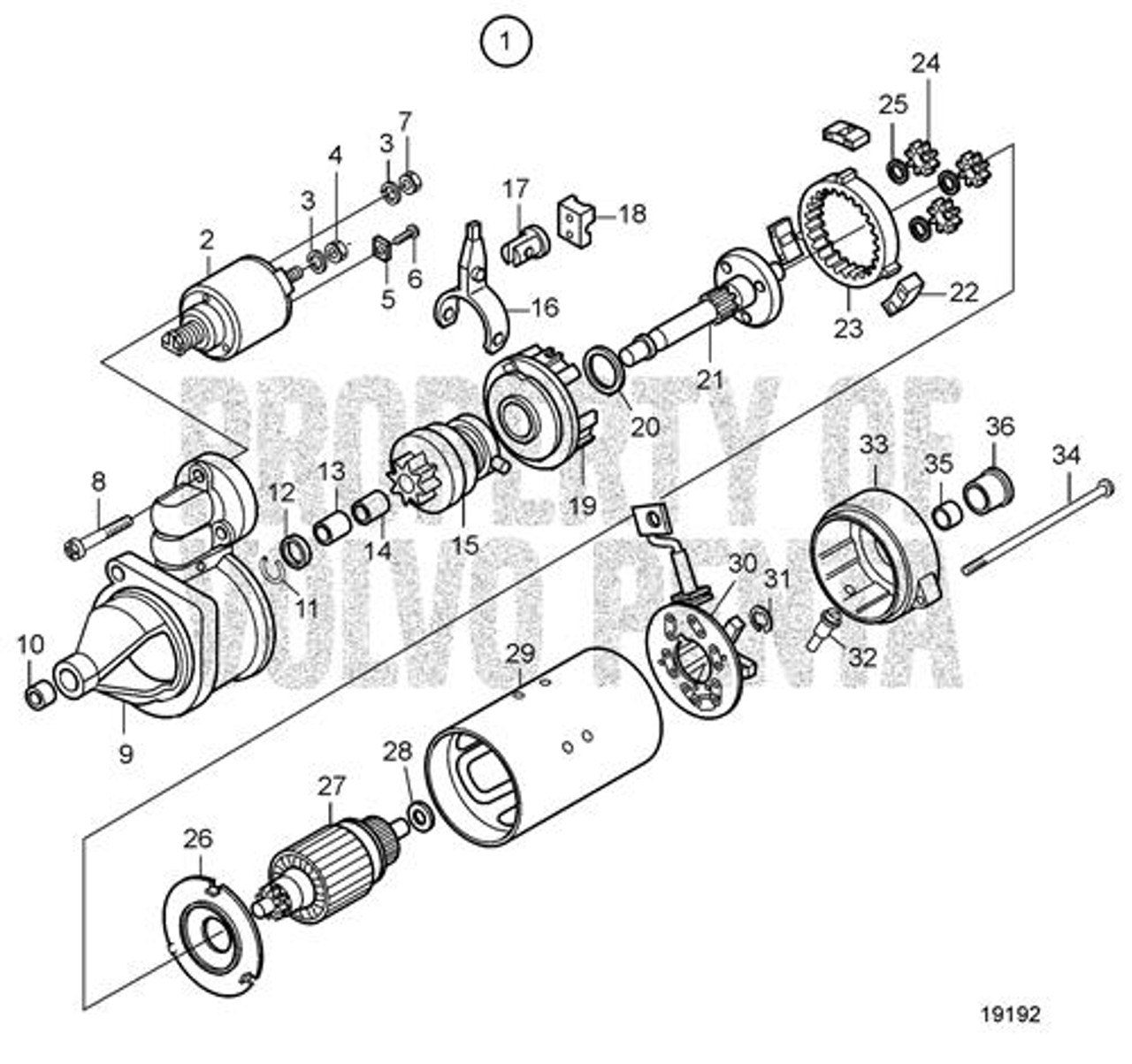 Starter Pinion by Volvo Penta (21147963) ProPride Marine