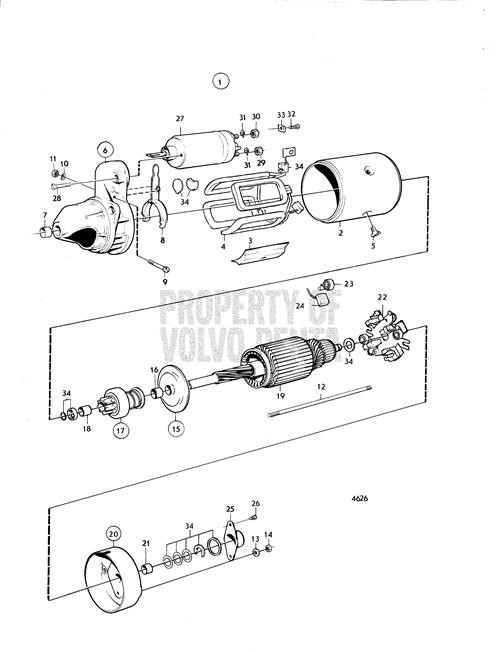 Starter Solenoid by Volvo Penta (6643967) - ProPride Marine