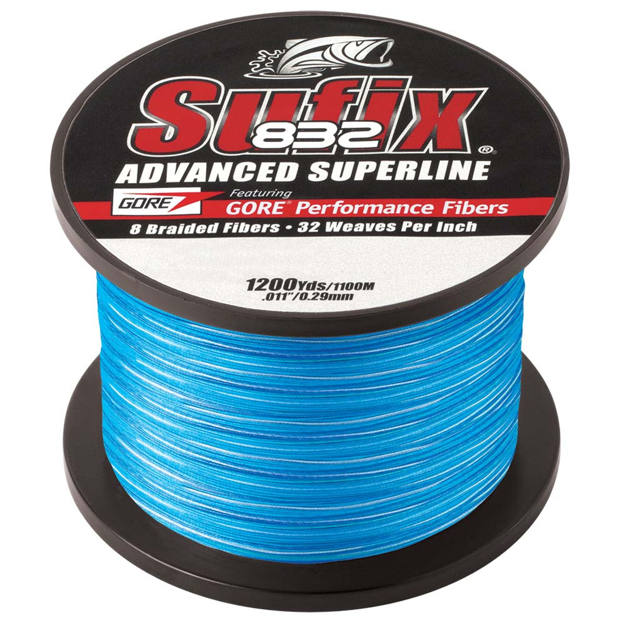 Sufix Performance Fuse Braided Fishing Line, Blue, 15-lb