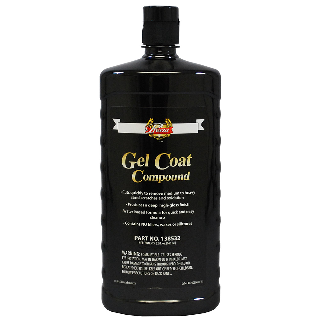 Presta Gel Coat Compound - 32oz - P/N 138532