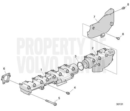 Gasket by Volvo Penta (24075099) ProPride Marine