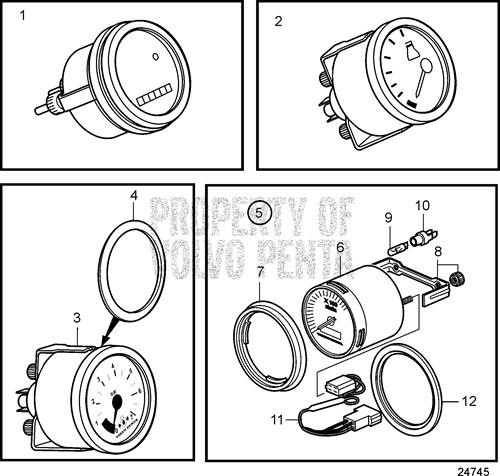 Temperature Gauge by Volvo Penta (20881069) ProPride Marine