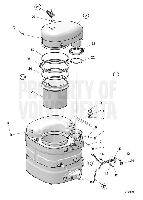 Service Kit by Volvo Penta (22887993) - ProPride Marine 