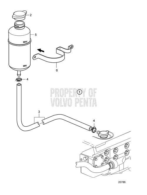 Expansion Tank Kit by Volvo Penta (3812272) ProPride Marine