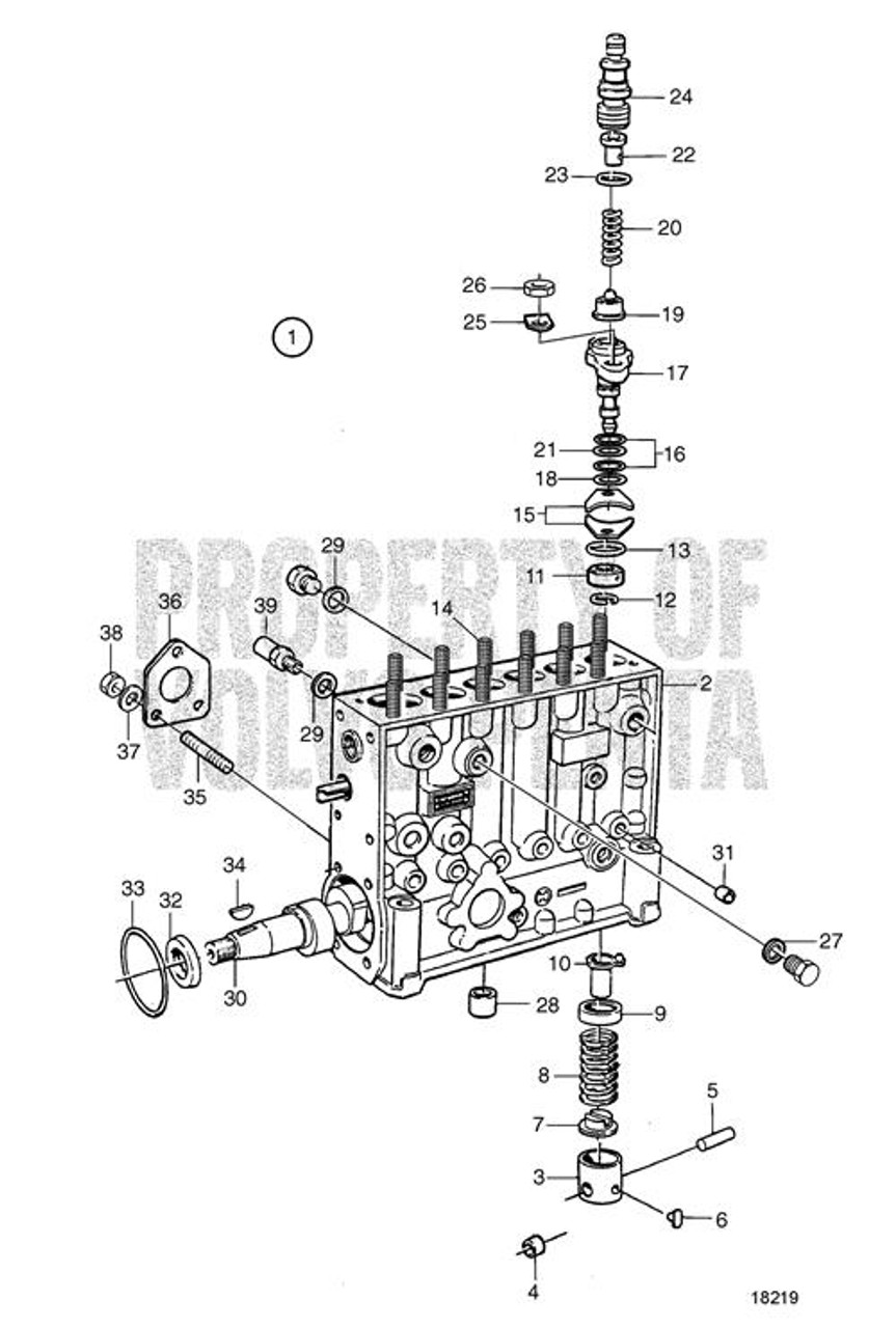 Pump Element by Volvo Penta (3829549) ProPride Marine