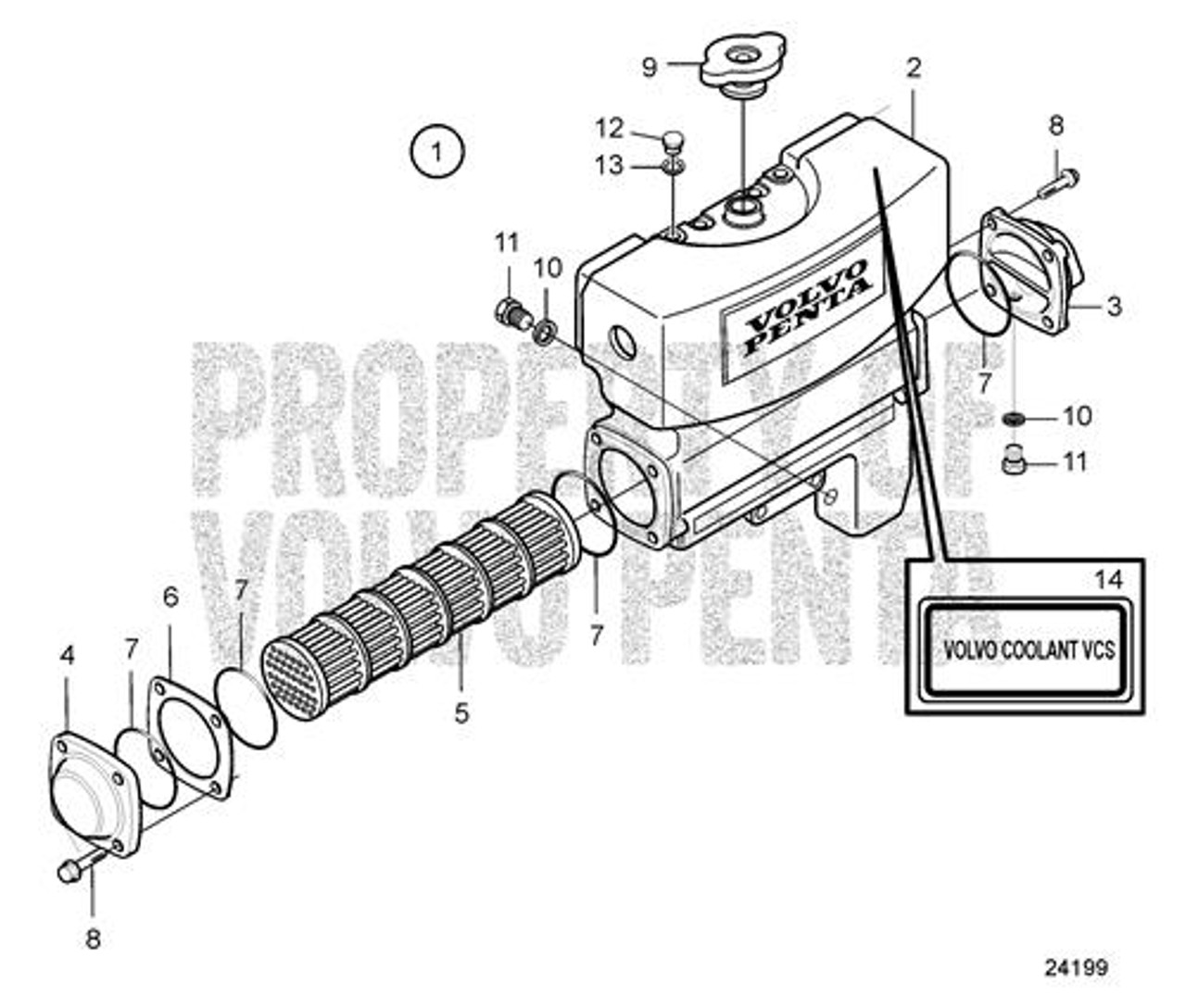 Insert by Volvo Penta (3838332) - ProPride Marine