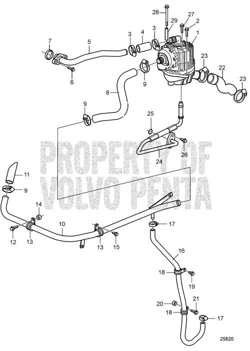Alternator Anchorage by Volvo Penta (3595216) ProPride Marine