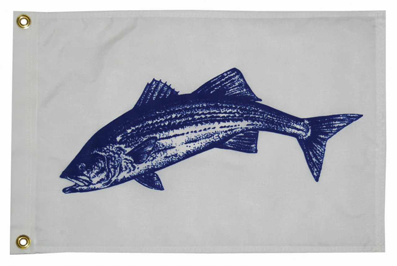 12X18 Striped Bass Flag (Flag And Pennants) by Taylor Made (2618