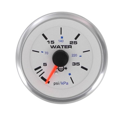 Water Pressure Kit O/B, White Premier Pro 2", 40 Psi by Sea Star Solutions (67657P)