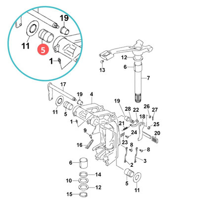 Bushing by BRP (5032634)