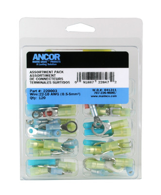 Kit - Nylon Connectors - 120pc by Ancor (220003)