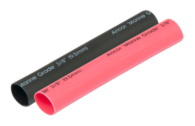 Heat Shrink Tubing, 3/8" x 3", Black & Red Combo Pack by Ancor (304602)