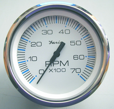 Tachometer (7000 Rpm) (All Outboard) by Faria (F33817)