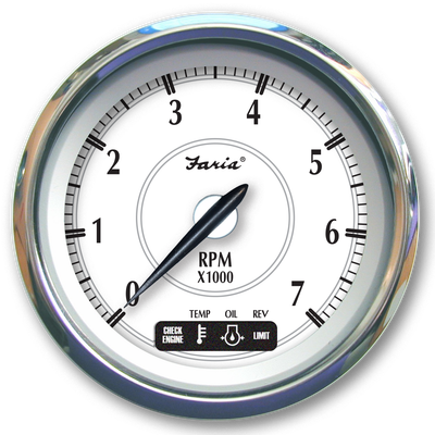 Tachometer (7000 Rpm) With Suzuki Monitor (Gas) (Suzuki) by Faria (F45001)**(WSL)