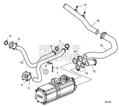 Heat Exchanger by Volvo Penta (23392626)